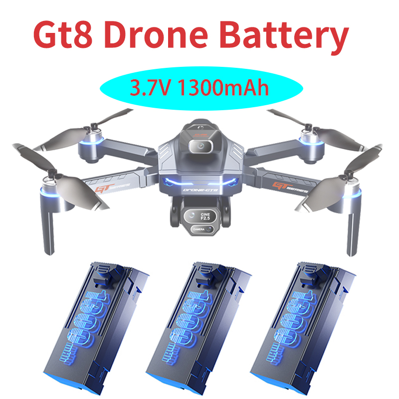 Drone Ae Rc - Original 3.7V 1300mAh GT8 Drone Battery