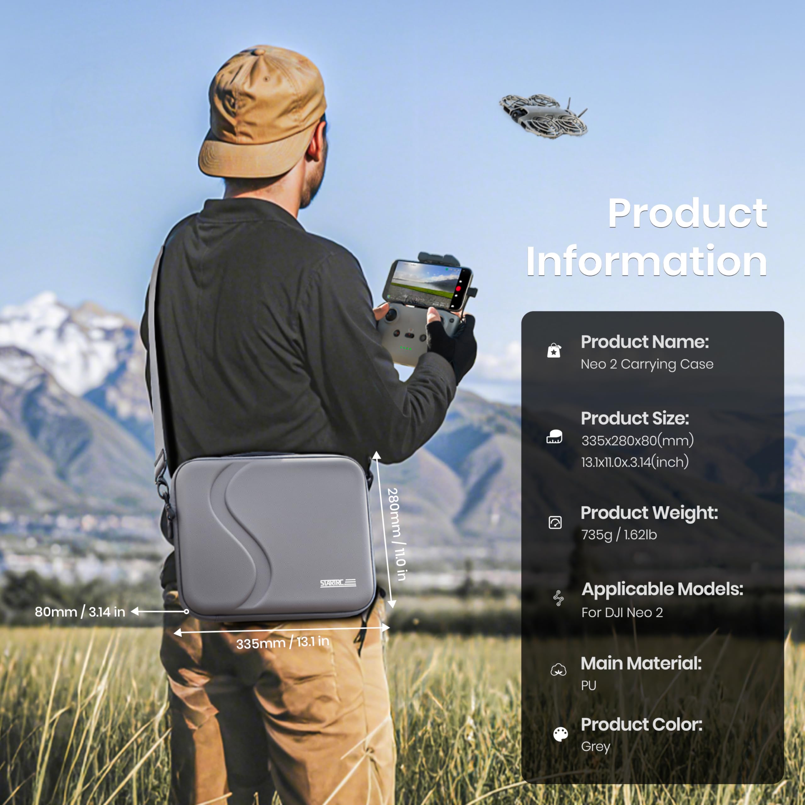Drone Rc N3 - Carrying Case for DJI Neo 2