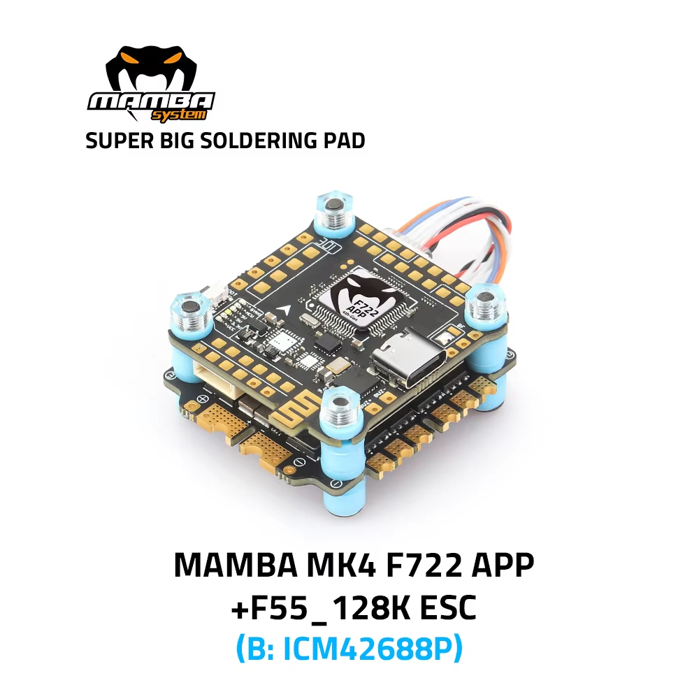 Betaflight Flight Controller - Diatone MAMBA F722 APP MK4 WIFI/DJI