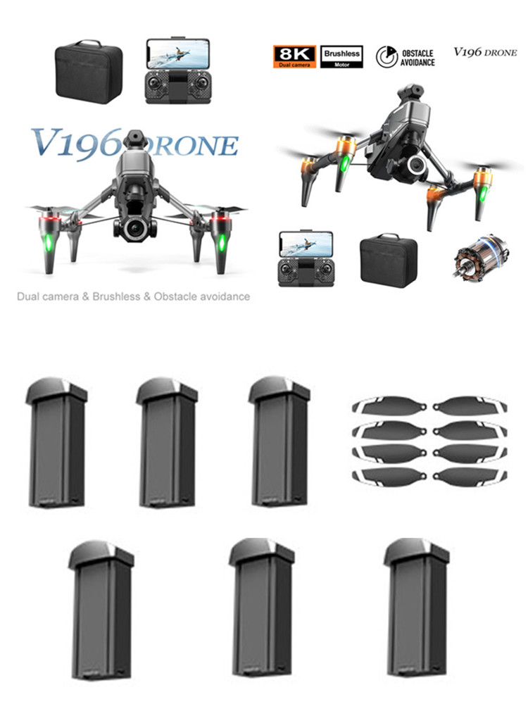 Drone V196 Rc - V196 Brushless RC Drone 3.7V 1800Mah