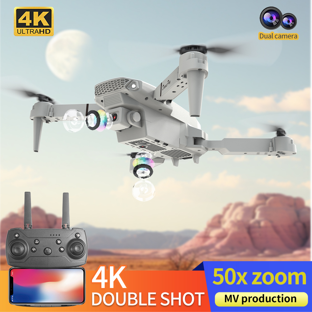 2026 NEW E88 Professional HD 4 - Drone Rc Explorer ulasan dan harga