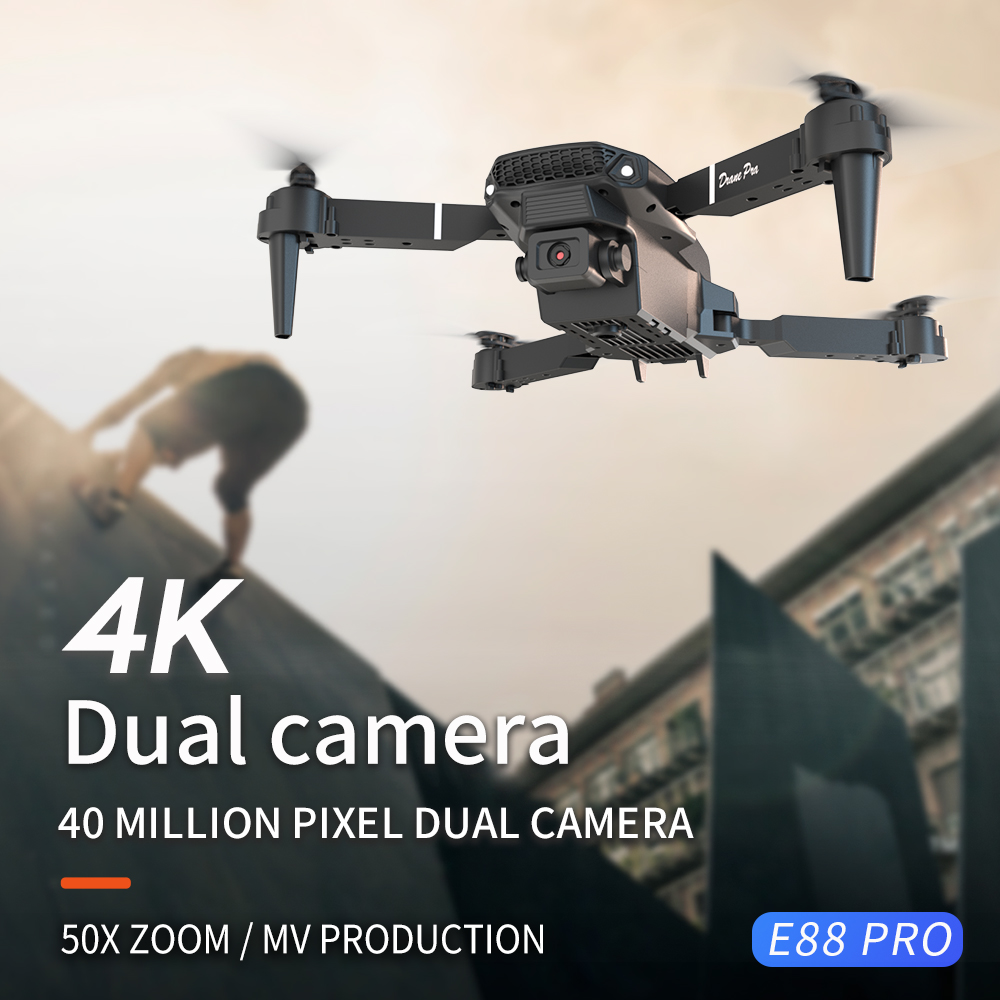 2026 NEW E88 Professional HD 4 - Drone Rc Explorer ulasan dan harga