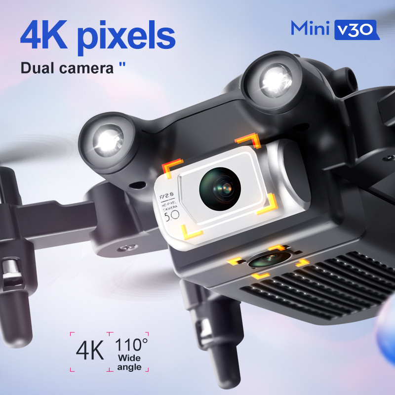 Mini V30 WiFi FPV Drone With 4 - Drone Rc Explorer ulasan dan harga
