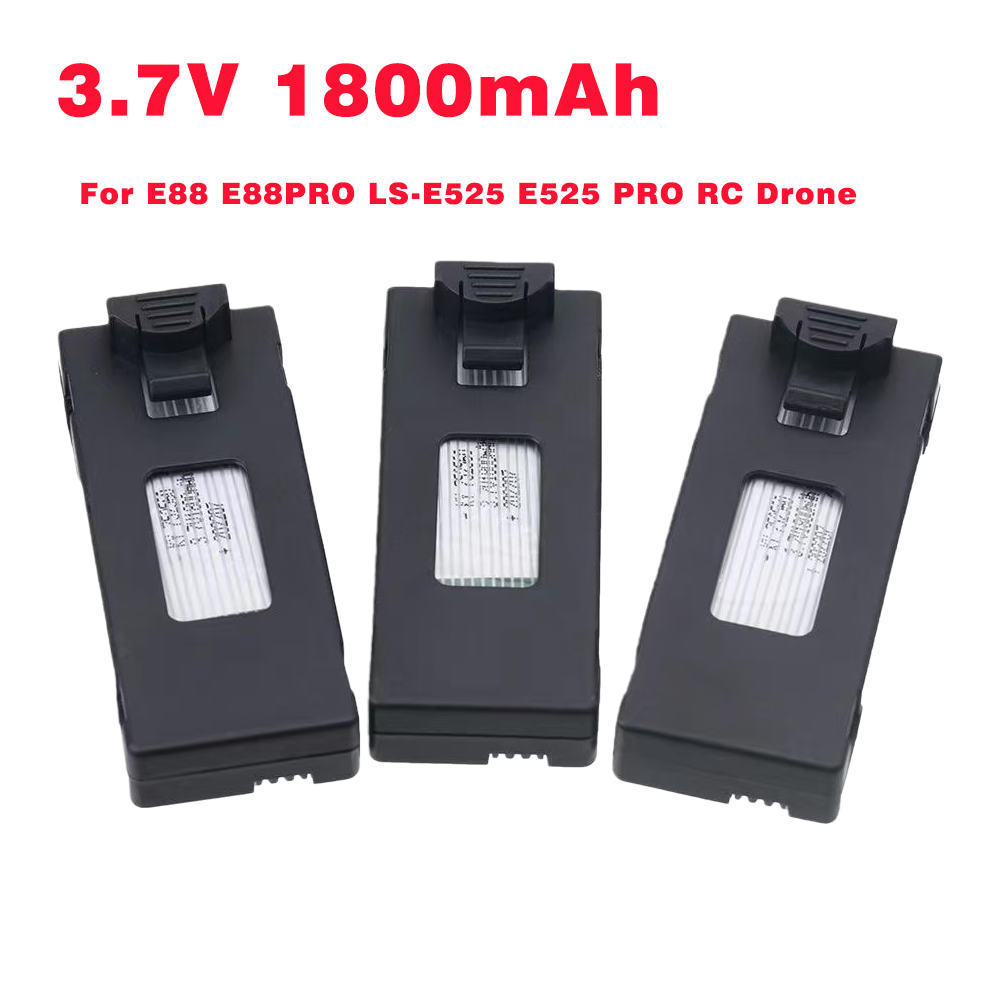 3.7V 1800Mah RC Drone Battery  - Drone Rc E88 Pro ulasan dan harga