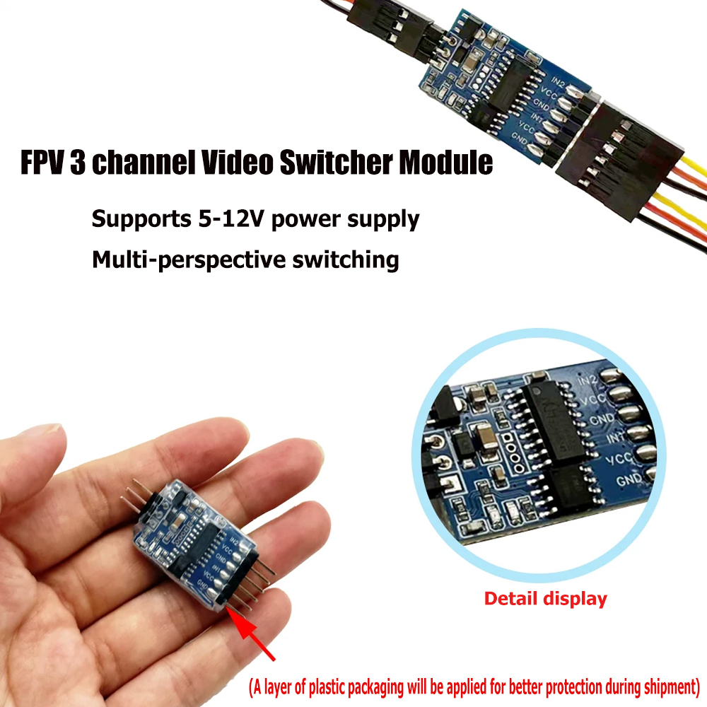 5.8G 3 Channel Video Switcher  - Drone Rc Remote ulasan dan harga