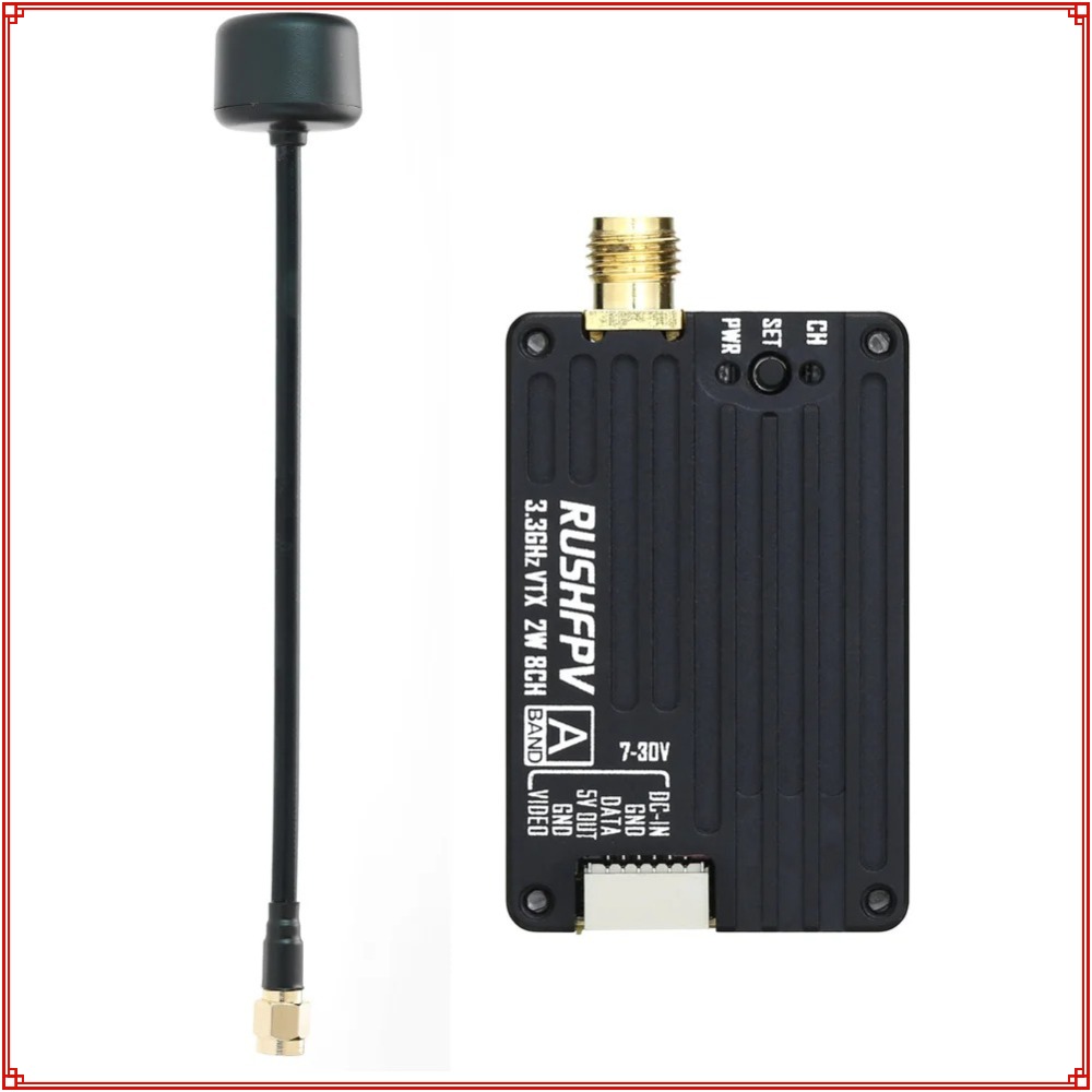 2026 New RUSHFPV 3.3G 2W VTX T - Drone Rc Remote ulasan dan harga