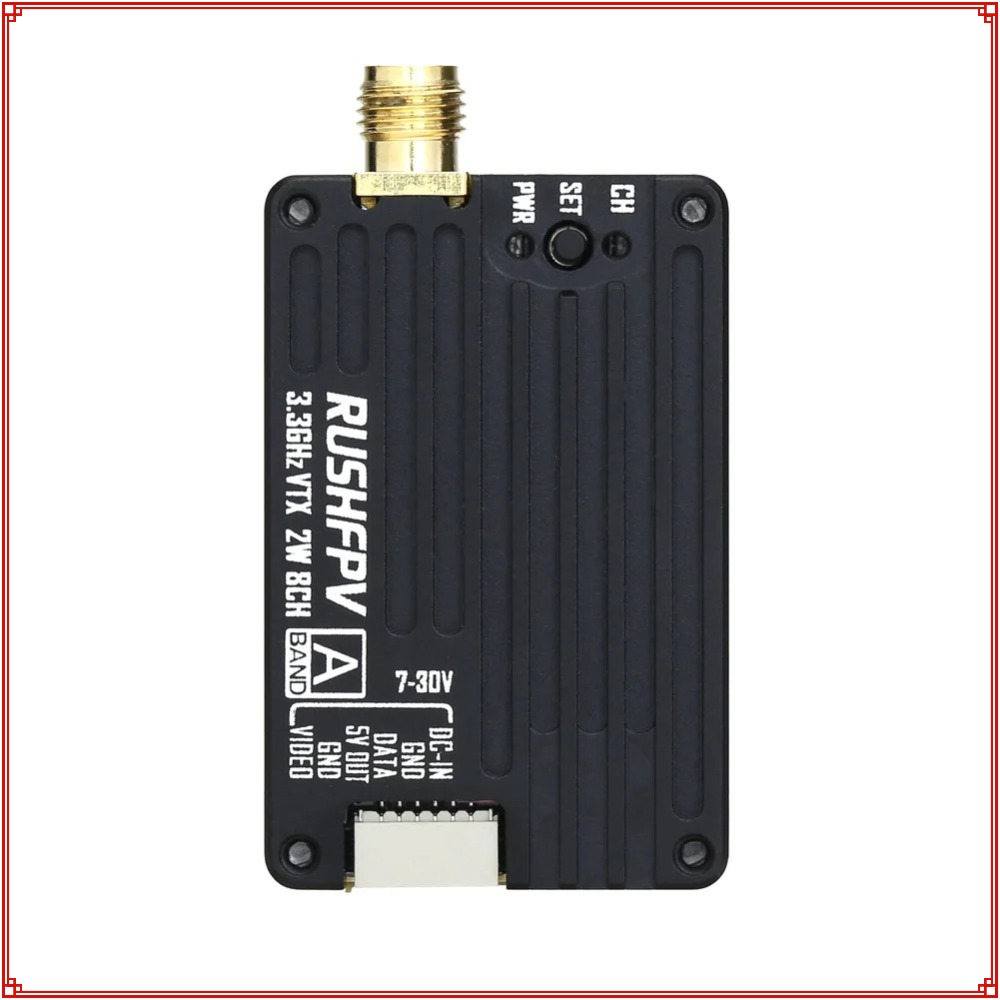 2026 New RUSHFPV 3.3G 2W VTX T - Drone Rc Remote ulasan dan harga