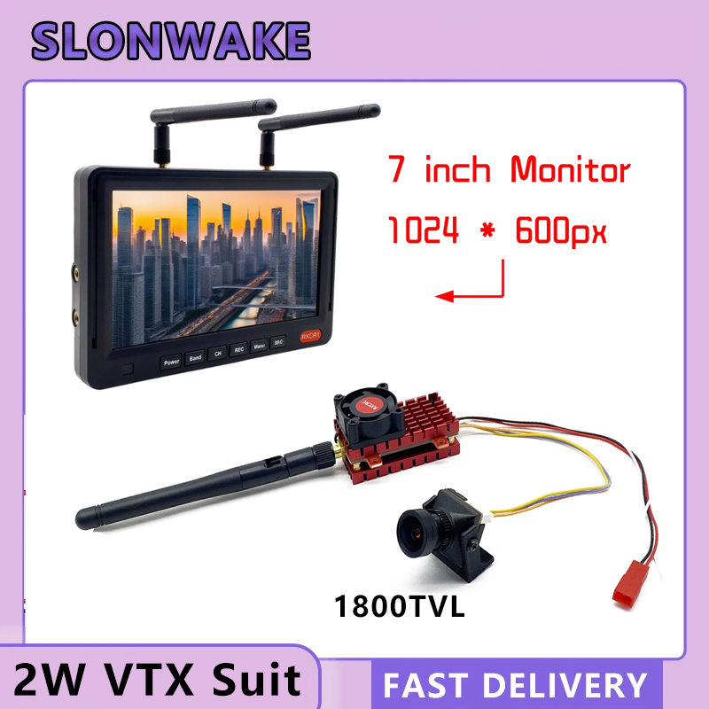 SLONWAKE 5.8G 2W VTX FPV 1800T - Drone Rc Explorer ulasan dan harga