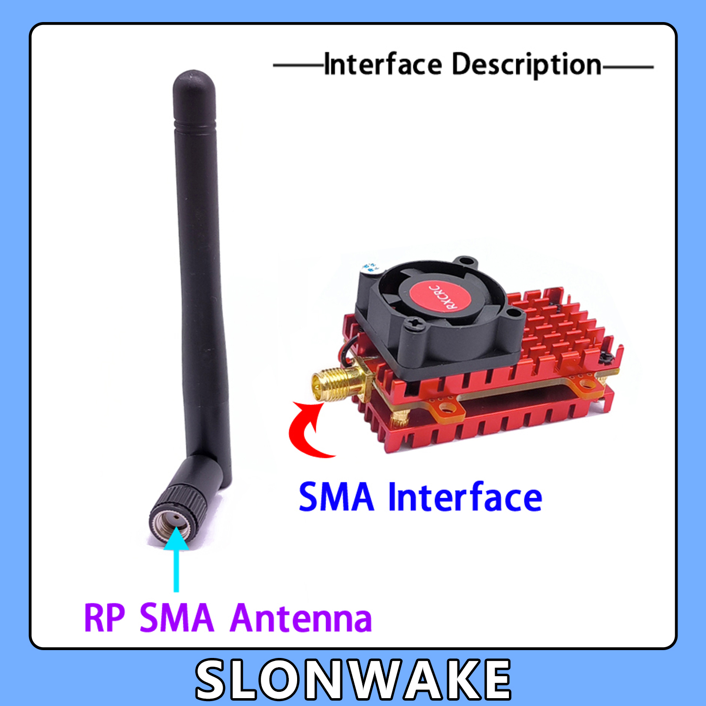 SLONWAKE 5.8G 2W VTX FPV 1800T - Drone Rc Explorer ulasan dan harga