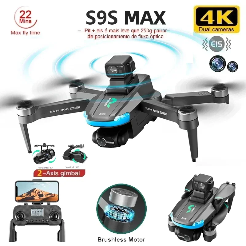 NEW S9S MAX MINI Drone 4K 2-Ax - Drone Rc Explorer ulasan dan harga
