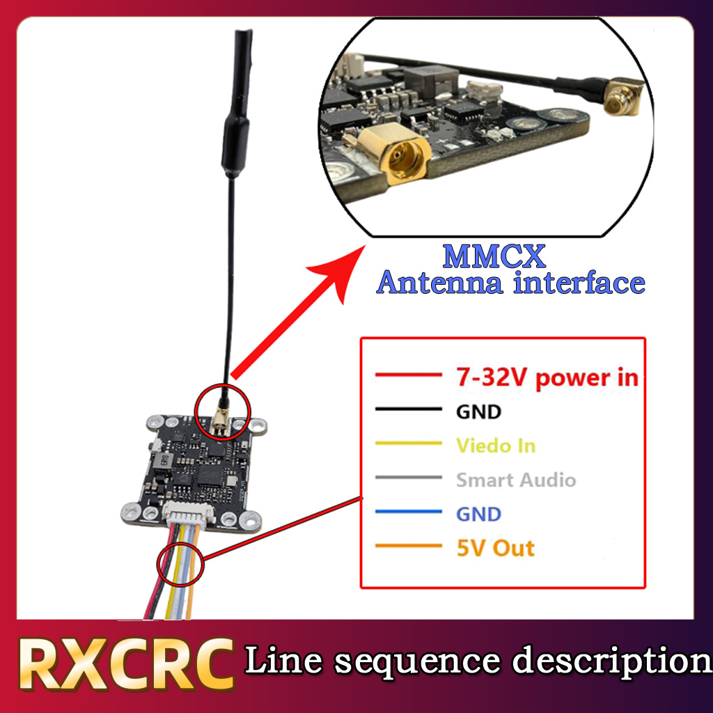 RXCRC 5.8G Module 48CH 1.6W VT - Drone Rc Remote ulasan dan harga