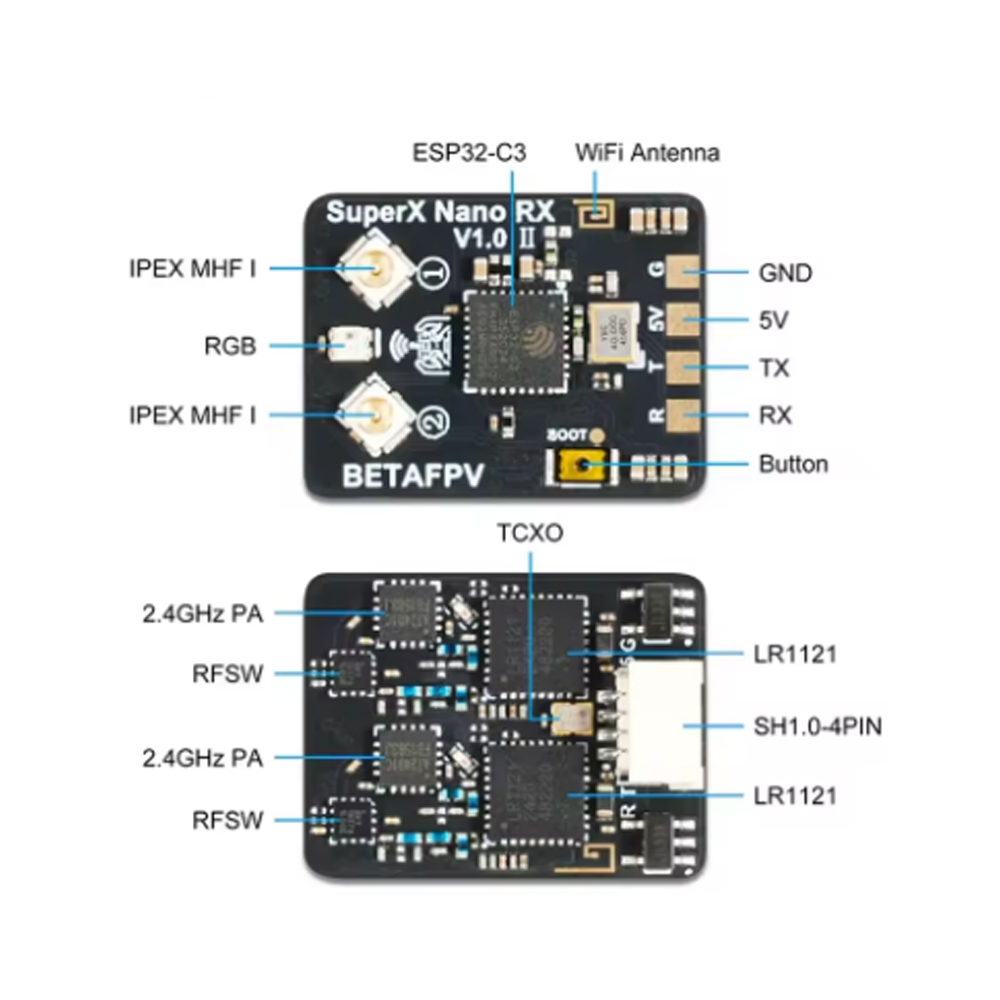 BETAFPV SuperX Gemini Xross Na - Drone Rc Frequency ulasan dan harga