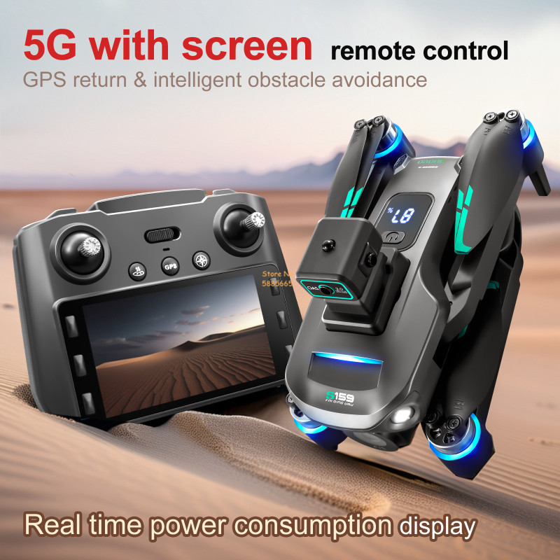 8K Dual Camera 5G WIFI FPV Rem - Drone Rc Explorer ulasan dan harga