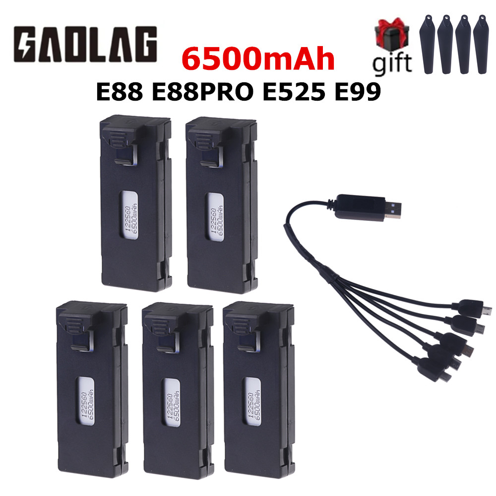 3.7V 6500mAh Drones Battery Fo - Drone Rc S1S ulasan dan harga
