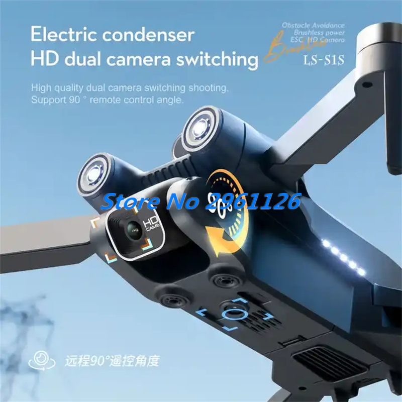 Outdoor Aerial Brushless Folda - Drone Rc S1S ulasan dan harga