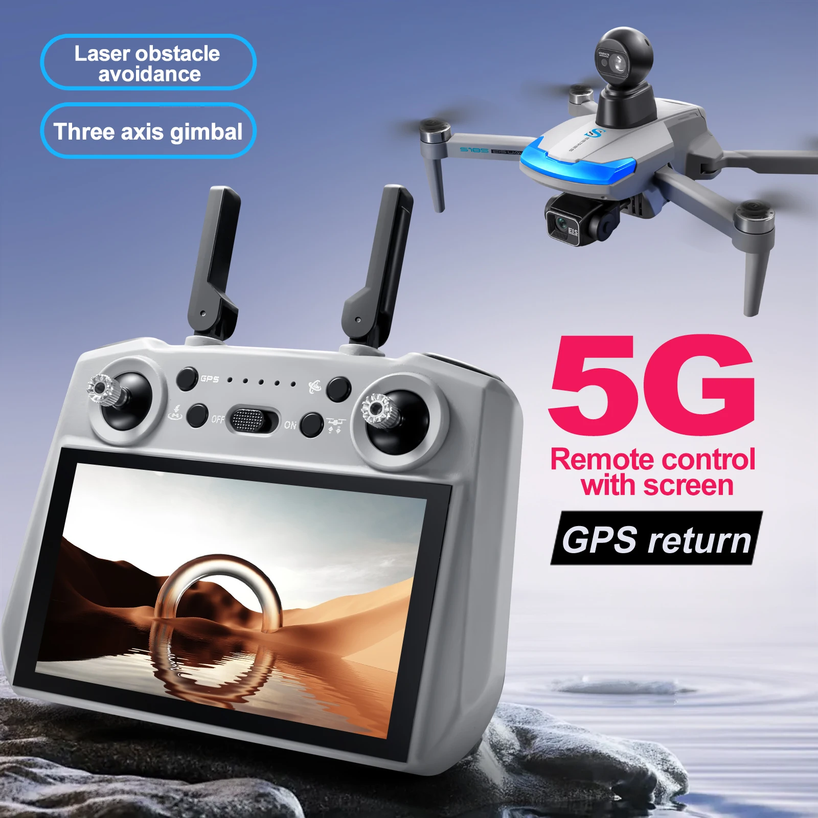 S185 Professional Drone 2.7K H - Drone Ae Rc ulasan dan harga