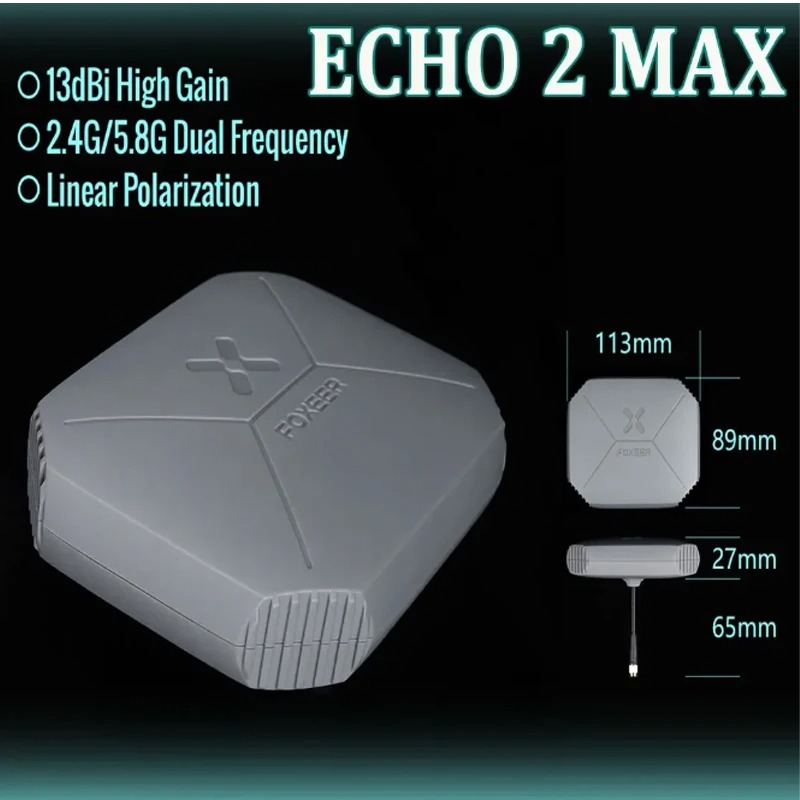 Foxeer Echo 2 MAX 13dbi 5.8g/2 - Drone Rc Frequency ulasan dan harga