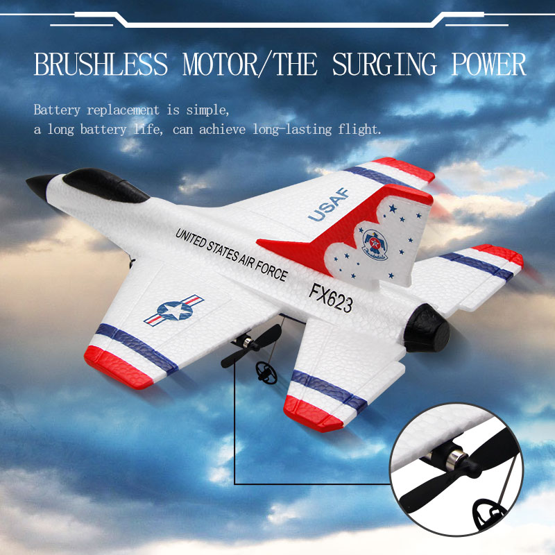New Fx623/F16 RC Airplane Two  - Rc Wing Glider ulasan dan harga