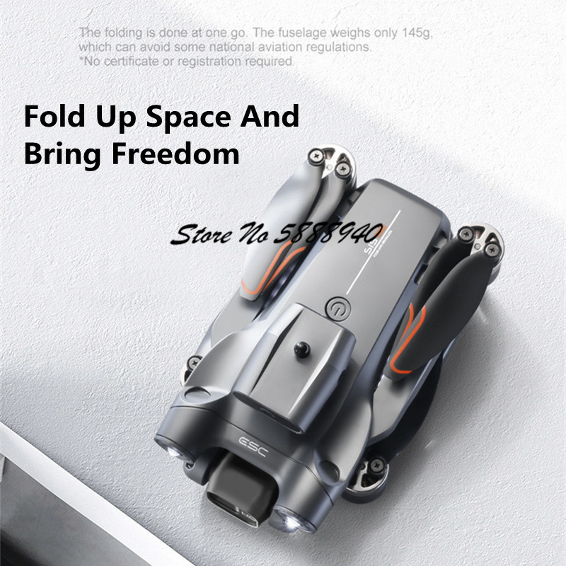 6K Optical Flow Brushless Fold - Drone Rc S1S ulasan dan harga