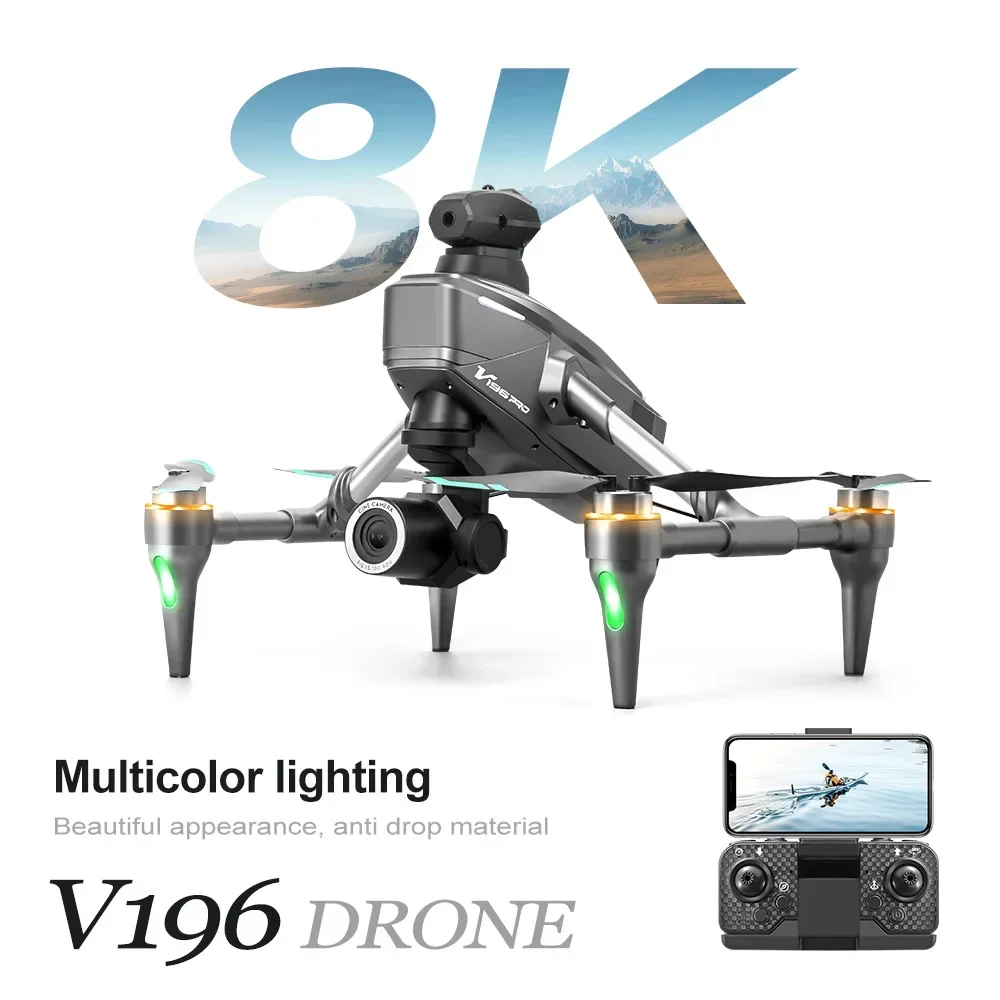 V196 Pro 8K HD Dual Camera Dro - Drone V196 Rc ulasan dan harga