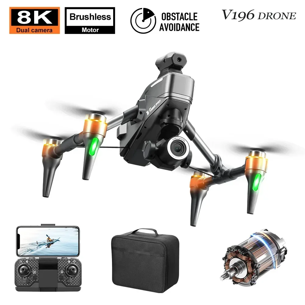 V196 Pro 8K HD Dual Camera Dro - Drone V196 Rc ulasan dan harga