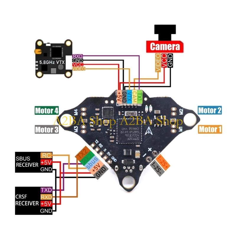 A2BA F4DC Easy Setups Flight C - Betaflight Flight Controller ulasan dan harga