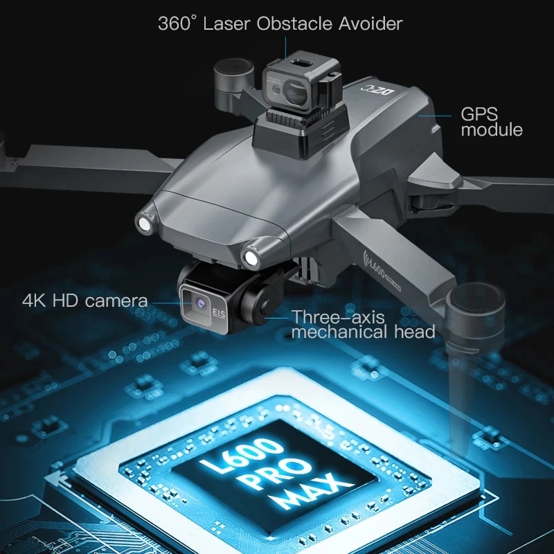 L600 PRO MAX GPS Drone Profess - Drone Rc Explorer ulasan dan harga