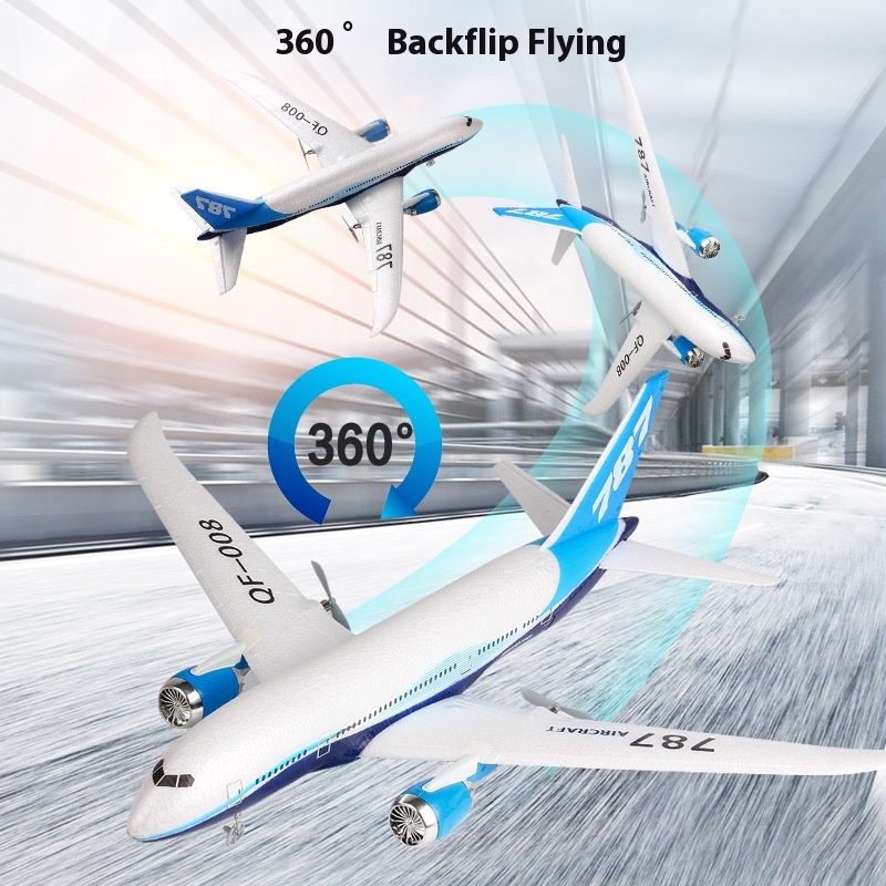 Qf008 RC Plane 787 Three Chann - Rc Wing Glider ulasan dan harga