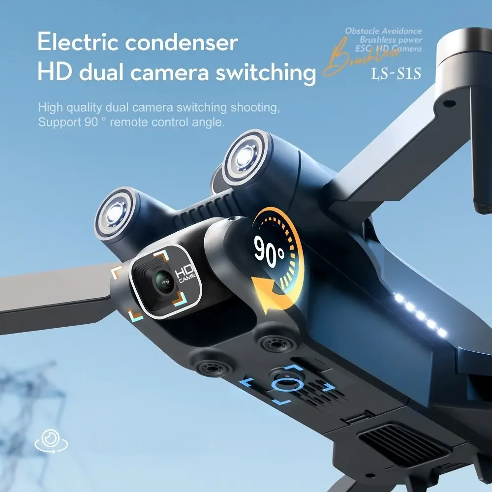 S1S Brushless Drone 4k Profess - Drone Rc S1S ulasan dan harga