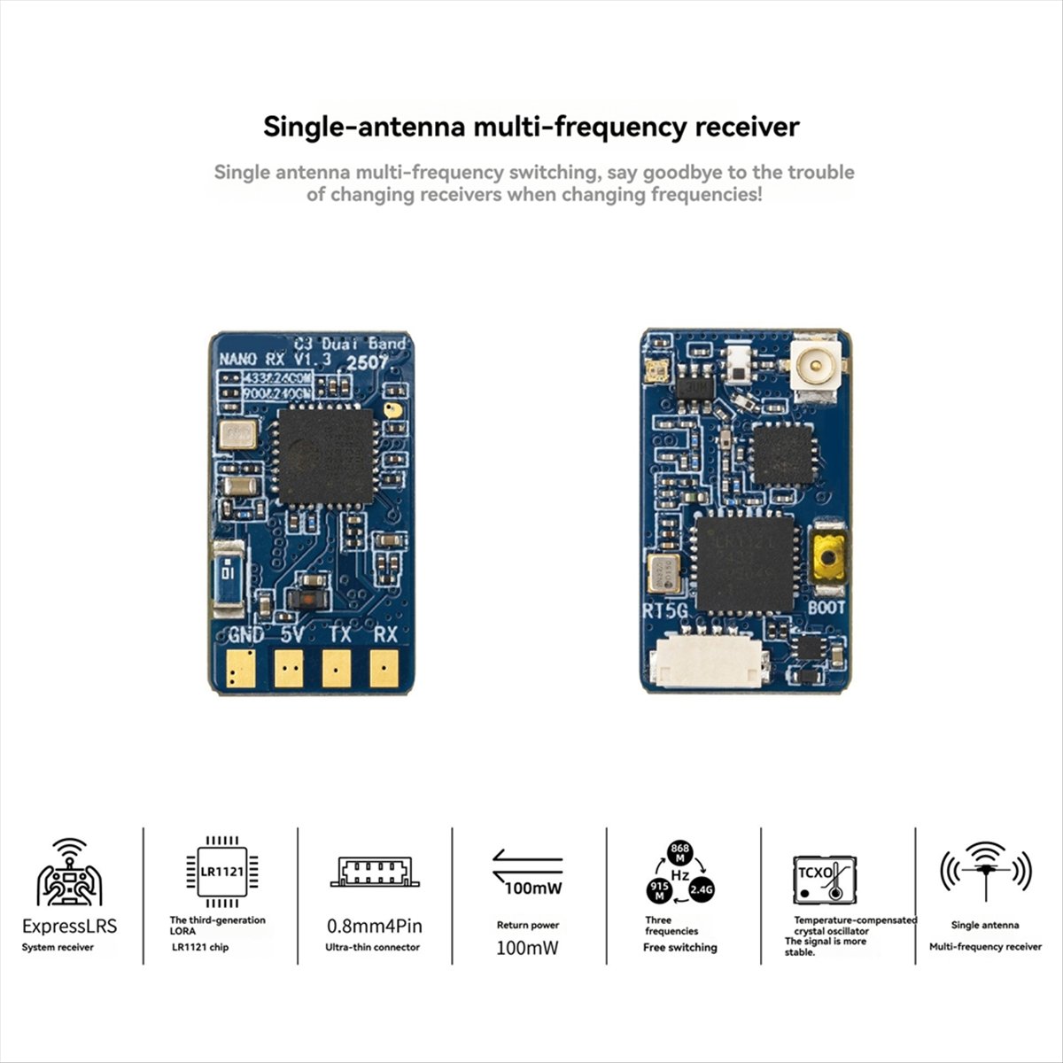 Hot Sale ELRS Dual Band Nano R - Drone Rc Frequency ulasan dan harga