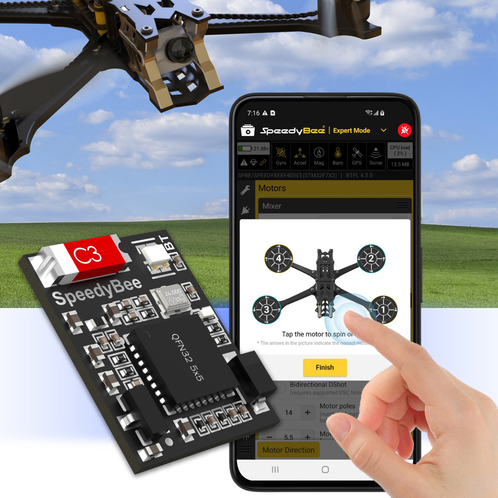 SpeedyBee BT Nano 3 Bluetooth  - Betaflight Flight Controller ulasan dan harga