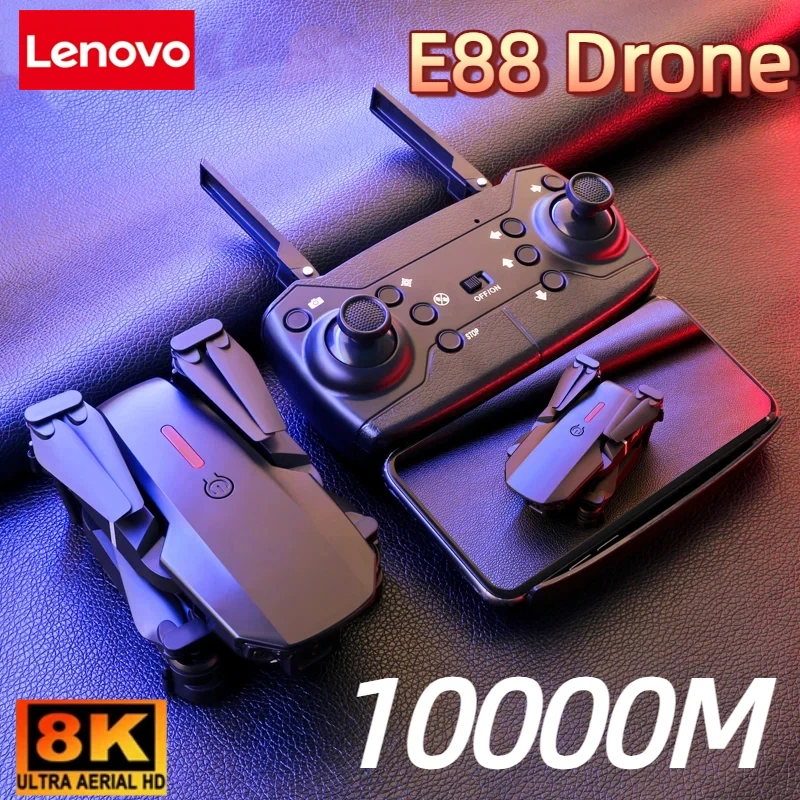 Lenovo New E88 Pro WIFI FPV Dr - Drone Rc E88 Pro ulasan dan harga