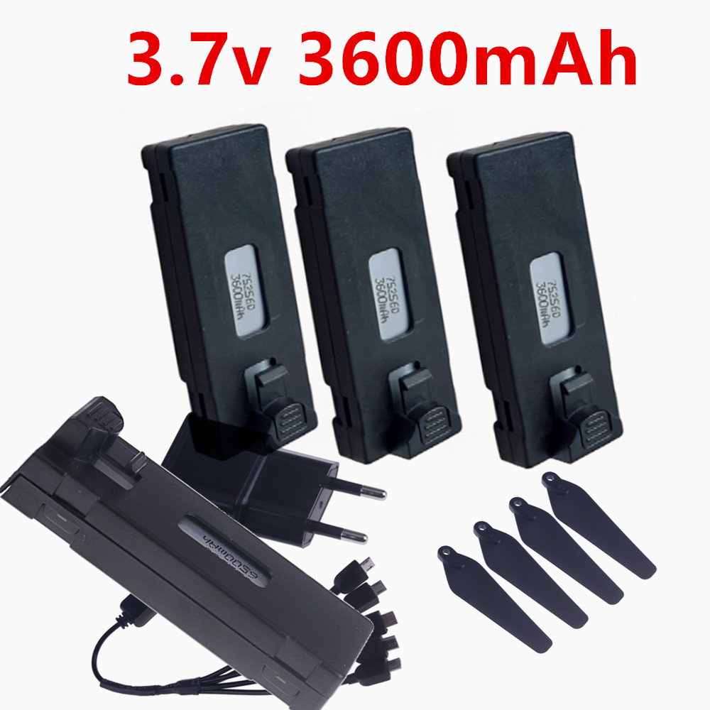 Upgrade 1800mah 3600mAh 3.7v D - Drone Rc S1S ulasan dan harga