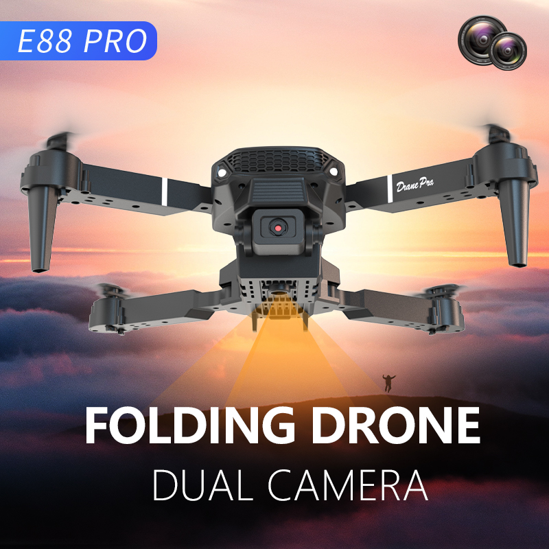 E88 Pro Mini Drone with Dual C - Drone Rc E88 Pro ulasan dan harga