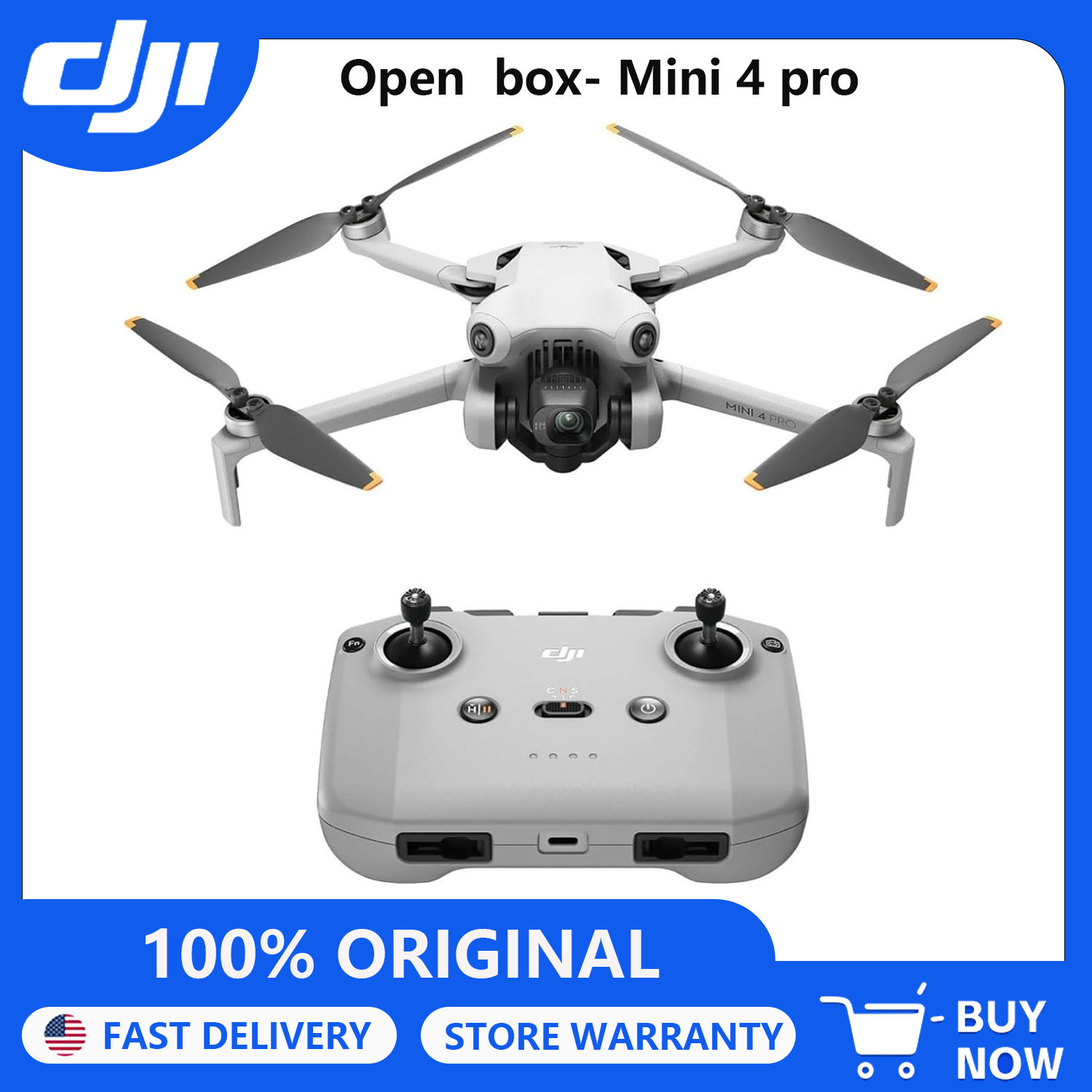 Open Box-DJI Drones Mini 4 Pro - Drone Rc N2 ulasan dan harga