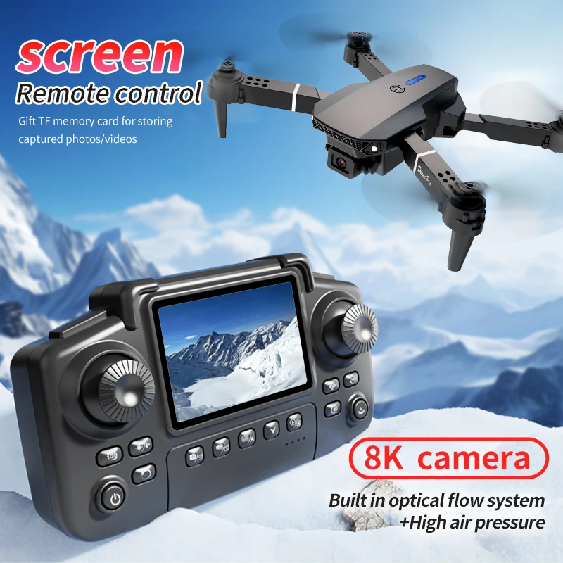 E88 PRO Drone with screen 4K H - Drone Rc E88 Pro ulasan dan harga